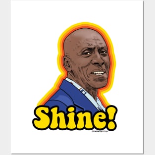 The Shining- Dick Hallorann "Shine!" - Retro sunburst Posters and Art